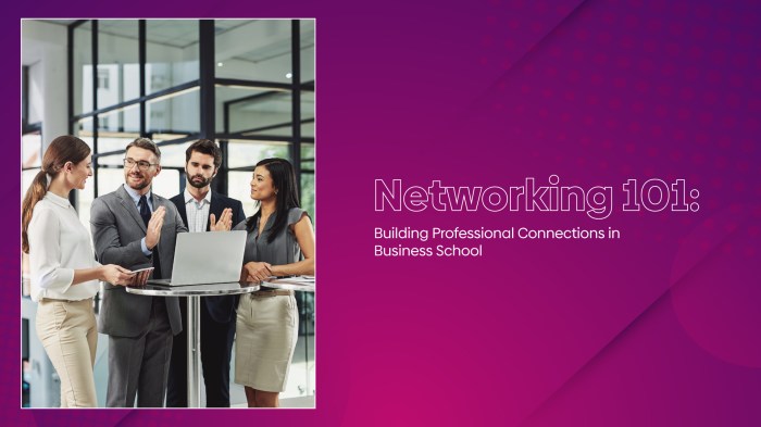 How to network and build connections for your MBA application